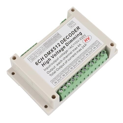 Décodeur DMX 4A/CH avec variation fluide 6 canaux haute tension AC220V - 4