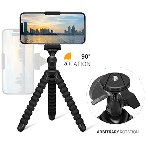 Mini tripé flexível para celular, suporte ajustável para celular Zton, suporte universal de polvo pa