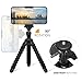 Mini Cell Phone Flexible Tripod Holder, ZTON Adjustable Mobile Phone Mount, Universal Octopus Stand for iPhone, Samsung, Camera (S-Black)