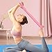 Grevosea Adjustable Yoga Mat Strap, Yoga Strap for Carrying Mat Thick and Wide Yoga Mat Carrier with Hook and Loop Closure for All Mat Sizes Comfortable and Durable Pink - Mat Not Included