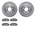 Dynamic Friction Company Front Brake Rotors with 5000 Advanced Brake Pads 6502-58055