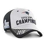 NFL Men's New England Patriots OTS NFL New England Patri 2019 Super Bowl LIII Champions Hubris All-Star Adjustable Hat, One Size, Black