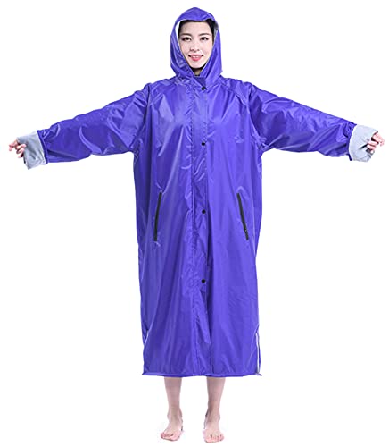Chubasquero largo para hombre impermeable chaqueta térmica exterior de alta resistencia