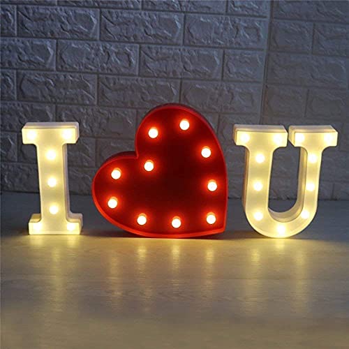 Image of Marquee I Alphabet Shaped LED Light Lamp for Decoration Decore Walls Hanging Birthday Party Wedding (I)