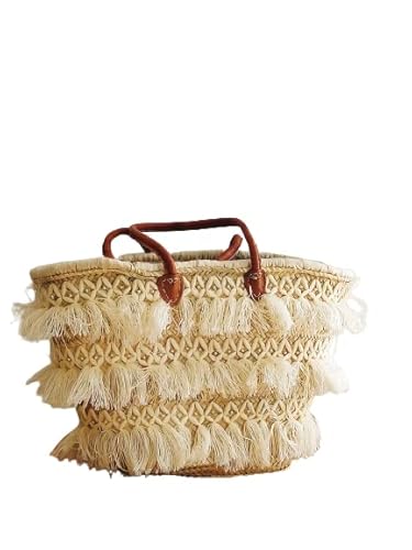 Generic - Panier plage osier, Panier plage boheme, Panier paille femme