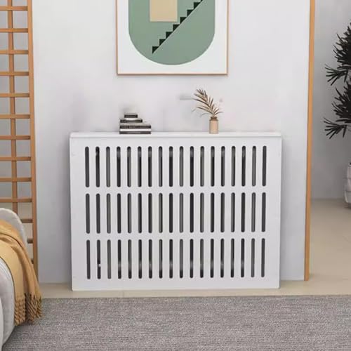 Cubierta de radiador moderna para decoración de salones y estante organizador superior