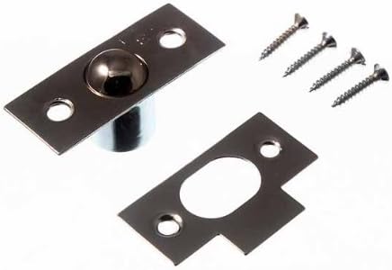 One Stop DIY 12 x BALES CUPBOARD/DOOR BALL CATCH LATCHES NICKEL PLATED 19MM 3/4" NEW