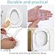 AMSGANK WC-Sitz-Puffer Stoßstangen, 5 Stück Toilettensitz-Stoßfänger Wc Deckel Puffer Transparent Gummipuffer Selbstklebend Klobrille Ersatzteile, Reduzieren Geräuschlücken