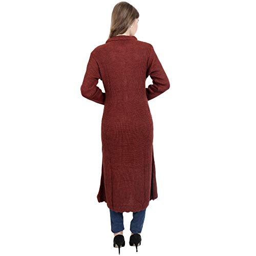 Image of Matelco Women's Wool Round Neck Cardigan
