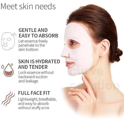 Image of Bio Collagen Deep Collagen Night Mask Hydrating Overnight Hydrogel Korean Glass Skin Mask For Deep Hydration Wrapping Peel Off Facial Mask Pack (Pack of 1)