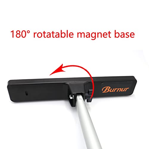 Burnur LG-E1K2-397Q 12-Inch Heavy Duty Telescoping Magnetic Sweeper Pickup Tool- Screws Parts Finder Strong Magnet Sweeper/43 Inch Super Strength Extendable Magnetic Metal Pick-Up And Nail Magnet thumb #5