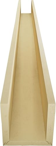 Miniatura 4 de Ekena Millwork BMSD3C0080X080X192UN Viga de techo de madera sintética Endurathane con chorro de arena en U de 3 lados, 8 pulgadas de ancho x 8