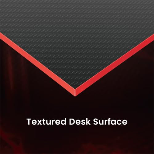 JIN OFFICE Computer Desk with Additional Storage Shelves |100kg Weight Capacity| Office Desk for Home | Computer Table for Home Office | Gaming Desk with 1130 * 500 mm Top| Computer Workstation