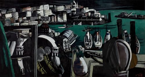 Max Beckmann Tableau Graffiti Peinture Moderne 60x90cm
