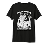 Yellowstone National Park Bear Spray Funny Hiking Camping Premium Tri-blend T-Shirt