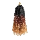 12 Inch Pre-Looped Yanky Twist Crochet Hair, 30 Strands/Pc, Mini Passion Twists, Senegalese Braiding Hair (OT30/27, 8 Pcs/Pack)