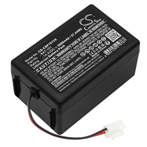 TECHTEK Battery 2600mAh compatible with [Cleanmaxx] Smart Plus replaces BAT-101