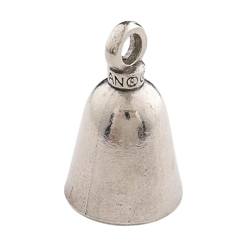 Image of Guardian Bell Good Luck Bell w /Keyring & Black Velvet Gift Bag | Motorcycle Bell | Lead-Free Pewter | Made in USA