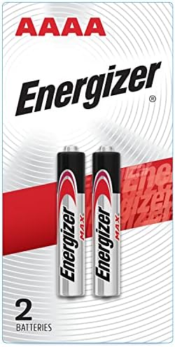 Energizer AAAA/E96 Alkaline Batteries - Pack of 2, Long-Lasting, Leak-Proof Design, Ideal for Precision Devices