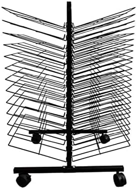 CUTYZ Drying Racks,38-Layer Art Drying Rack, Wire Mesh Art Class Drying Easel, Easy to Move with Pulleys, and Space Saving Studio Easel Desk Shelf./38 Floors