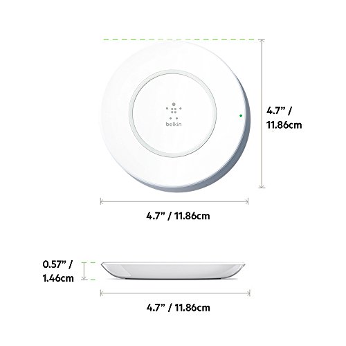 Image of Belkin Boost Up 7.5 W Wireless Charging Pad For Iphone X, 8, And 8 Plus With Ac Power Adapter (White)