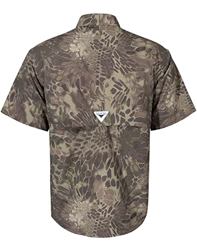 Alimens & Gentle Mens Short Sleeve Camouflage Fishing Shirt Quick Dry Outdoor Sun Protection Shirts2