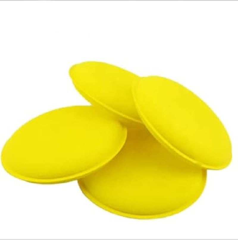 ShopiMoz Pack Of 4 pcs Sponge Applicator Pad - Car Polish Pad - Wax applicator Ultra-Soft Sponge