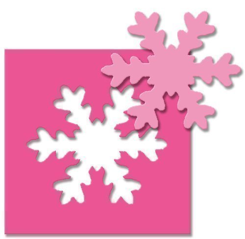 efco - Perforadora en Forma de Copo de Nieve, 3XL, 74 x 70 mm, Color Rosa Cover