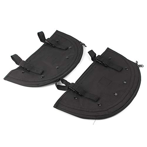 Bolsa para moto SIKUAI Lower Leg Warmer de Nylon Negro para Harley Softail FL 1965-2017 miniatura 4
