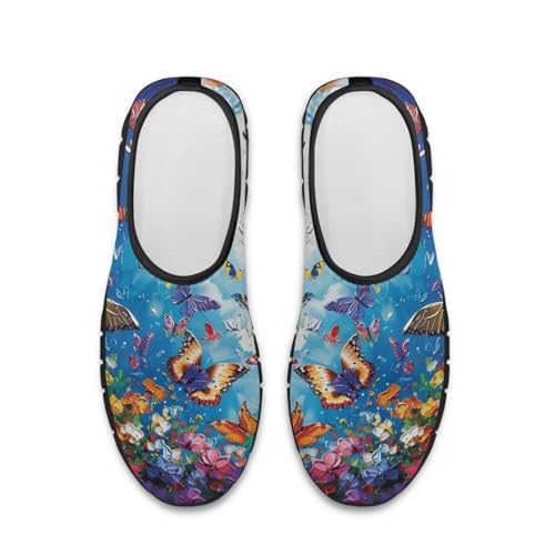 Image of Womens Slip On Walking Shoes Non Slip Loafer Breathable Holiday Travel Shoe Lightweight Casual Low Top Sneakers SizeUS 5.5-11.5