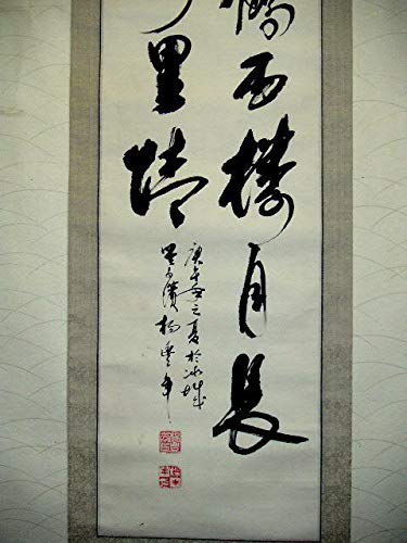 Amazon.co.jp: 蔵くら中国二行書【楊豊年】掛け軸181227MC30書道