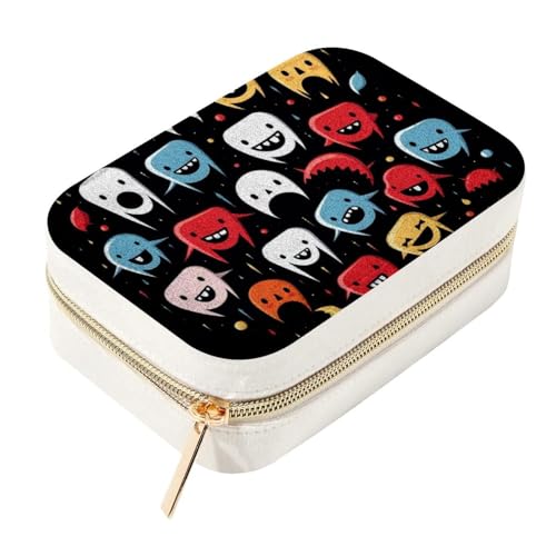 Boîte de rangement velours anti-choc compacte pour accessoires - 2