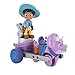 Dino Ranch Miguel and Tango’s Tow Rig Vehicle - Features 5” Dino Tango Tow Rig and 3” Dino Rancher Miguel - Three Styles to Collect - Toys for Kids Featuring Your Favorite Pre-Westoric Ranchers