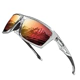 KAPVOE Polarisierende Sport-Sonnenbrille hohe Definition hohen Kontrast Objektiv für Männer Frauen Radfahren Laufen Fahren Angeln Angeln Golf 09