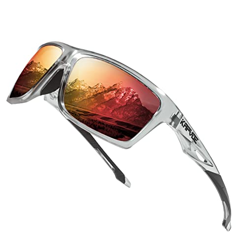 KAPVOE Lunettes Soleil Sport Polarisées Haute Définition à Verres Contrastés élevé pour Hommes Femmes Cyclisme Course à Pied Conduite Pêche Golf 09 Cover