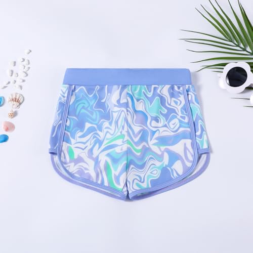 Image of Toddler Girls Long Sleeve Swimsuits Girl Swimwear Little Girls Swimsuits 2 Pieces Toddler Rash Guard Swimsuit Print