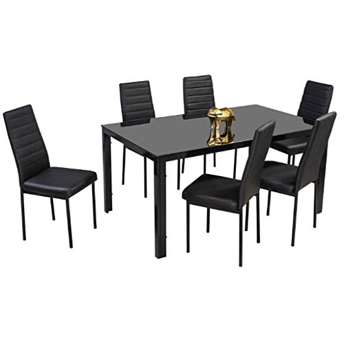 Mejores comprativas On-line Comedor negro 6 sillas los más recomendados. 14 Imagen adicional