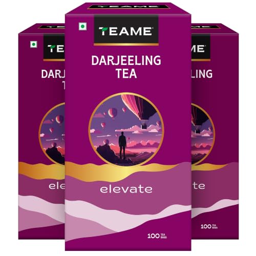 Image of TE-A-ME Darjeeling Tea 100 Tea Bags | Darjeeling Tea Bag | Pack of 3 | Total 300 Teabags