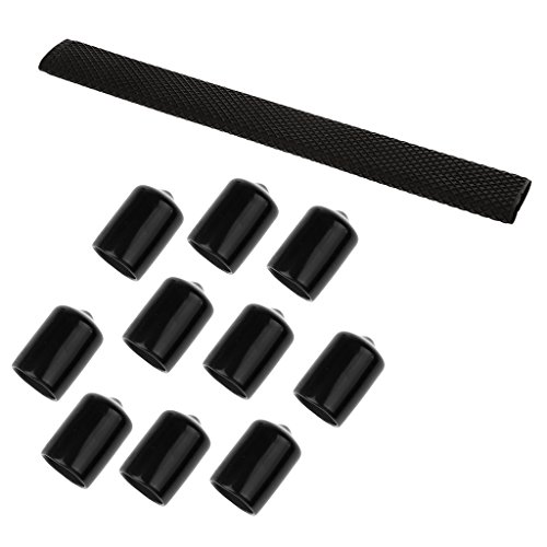 Non Slip Billiard Cue Grips Pool Cue Handle Sleeve with 10 Pieces Pool