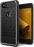 Caseology for Google Pixel 2 case [Parallax Series] - Slim Protective Secure Grip with Textured Geometric Design Case for Google Pixel 2 - Charcoal Gray