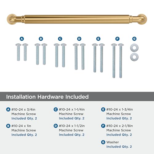 Amerock Coble 12 inch (305mm) Center-to-Center Champagne Bronze Appliance Pull, BP37669CZ by Amerock - Image 4
