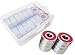 Mini Skater Generic Abec 9 Precision 608 Zz Bearing Skateboard Deck Longboard Red Silver Unit X16