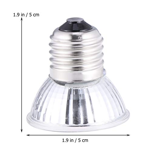 ULTECHNOVO Lâmpada de Réptil 75W Uvb + Uva3. 0 Lâmpadas Tartaruga Aquecendo-Se Ao Sol Réptil Lâmpada