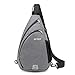 Produktbild XQXA Brusttasche Schultertasche, 2020 Crossbody Umhängetasche Sporttasche Kompatibel Herren Damen Mädchen Jungen Reise Daypack, SchuleGrau