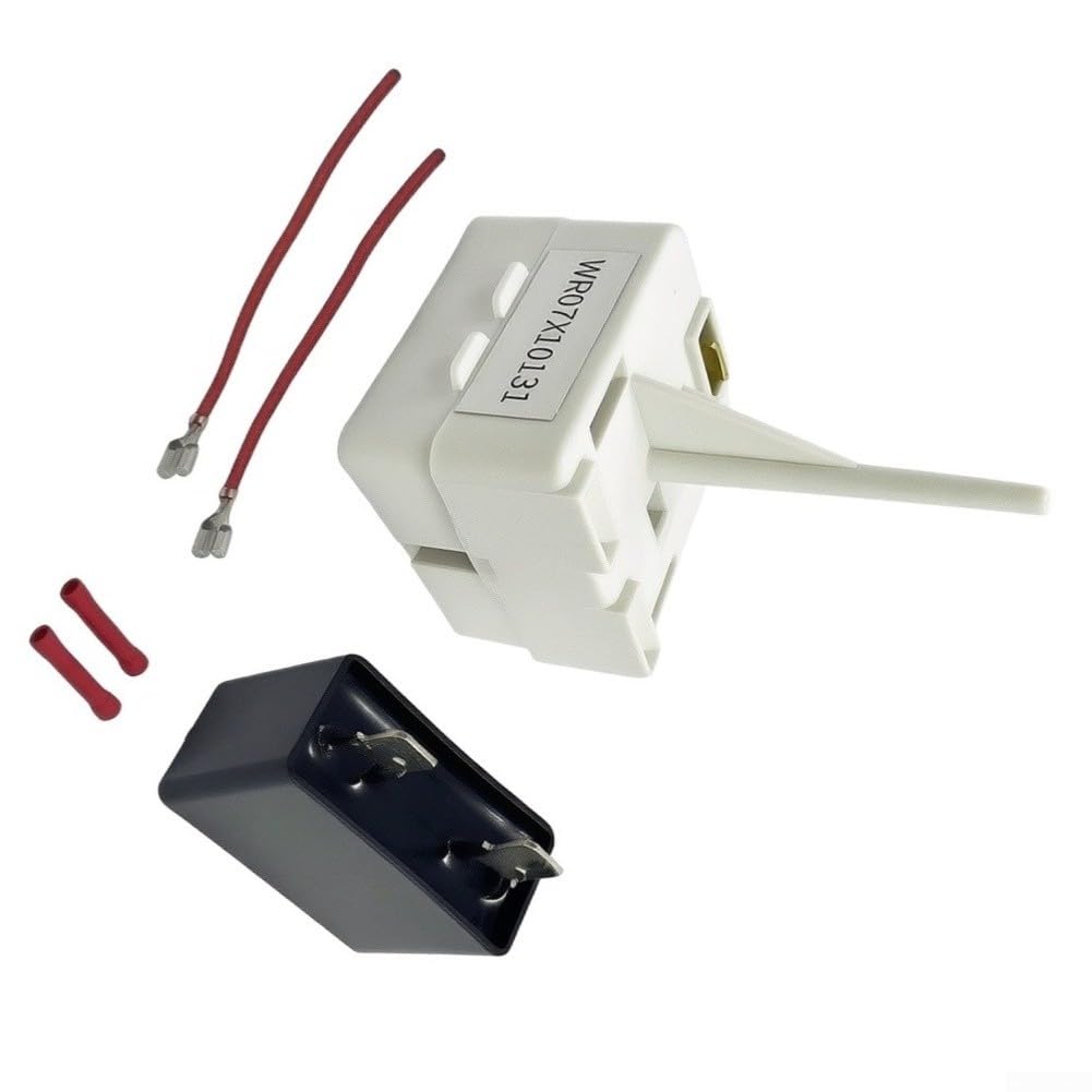 para relé de Arranque para ptc 4.7 Ohm con Protector Sobrecarga para Compresor Nevera para mini Frigorífico Congelador Bebidas Vino Cerveza 8x5x5cm