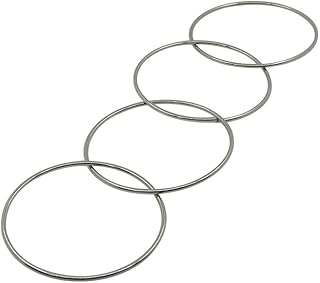 Chinese Linking Rings 4 Rings Set (Diameter 10 cm/3.94 in) Magic Tricks Metal Rings Magic Props Stage Close up Illusion Gimmick