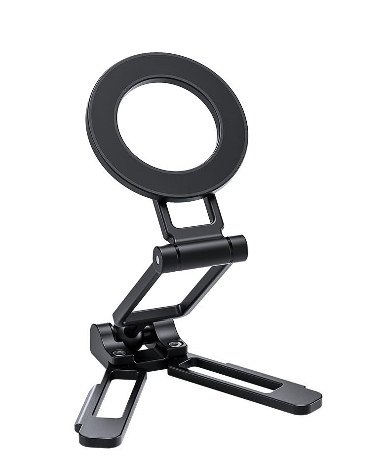 Amazon.co.jp: LeofotoPS-5 BLACK ﾏｸﾞﾈｯﾄ式ｽﾏｰﾄﾌｫﾝ用折畳ｽﾀﾝﾄﾞ