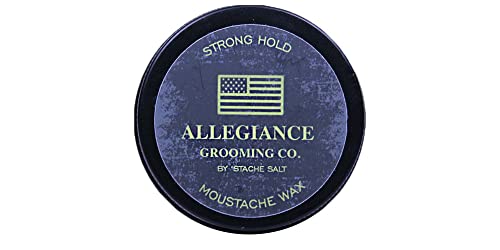 'Stache Salt Strong Hold Mustache Wax - Cognac & Leather Scented