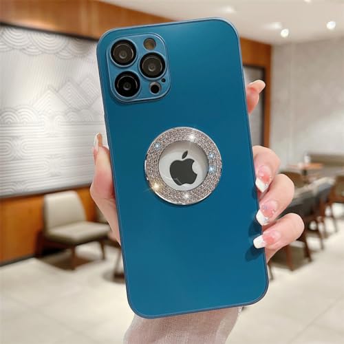 Coque iPhone 13 Pro antichoc protection complète en verre diamant mat