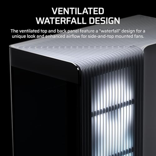 Image of CORSAIR Frame 4500X RS Reverse Fan ARGB Mid-Tower PC Case - 3X Pre-Installed Fans, Panoramic Glass, InfiniRail Mounting System, Modular Customization, Spacious Interior, GPU Anti-Sag - White